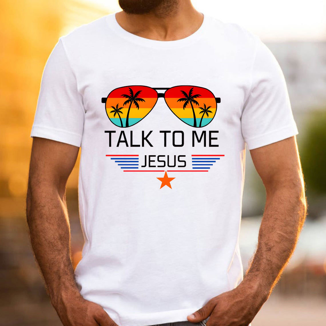 Talk To Me Christian Washed T-Shirt