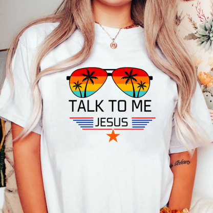 Talk To Me Christian Washed T-Shirt