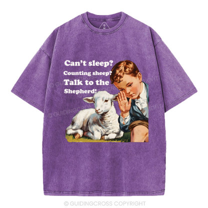 Talk to the Shepherd Christian Wahsed T-Shirt