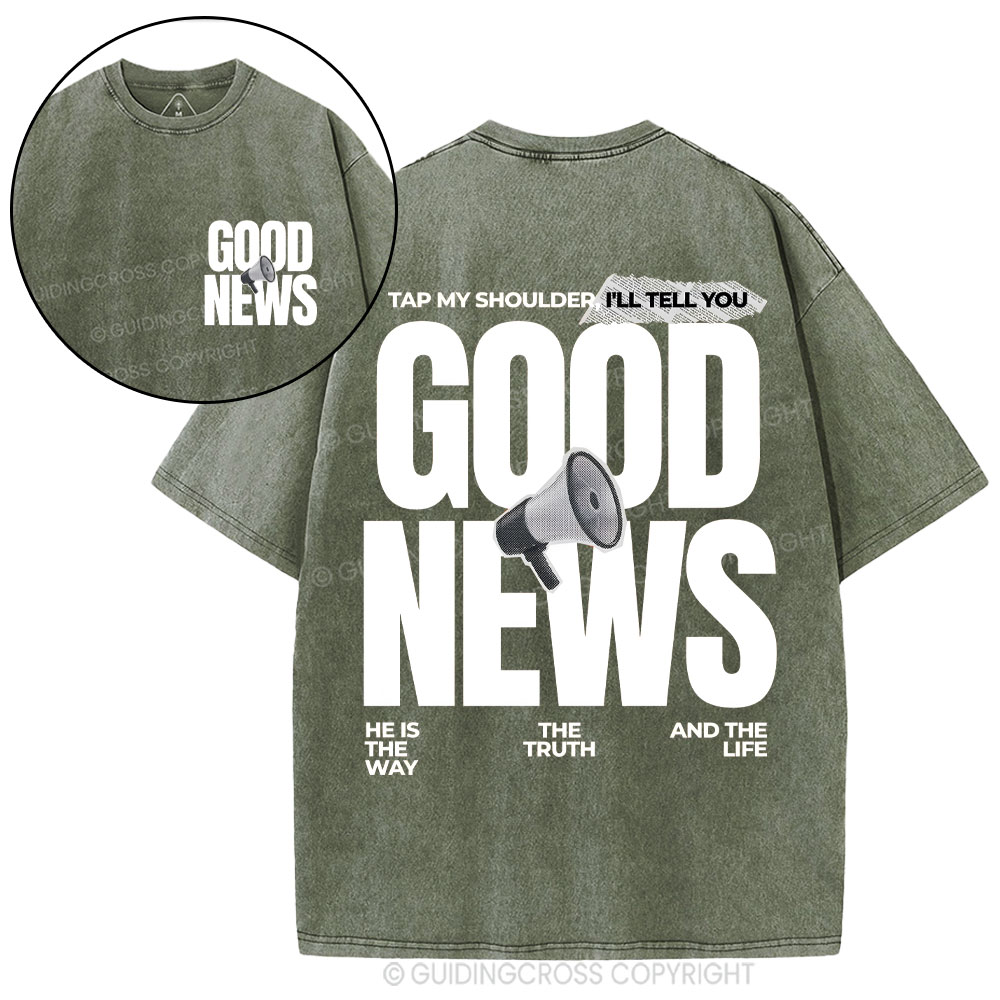 New-Sample Christian Washed T-Shirt Sale - GuidingCross