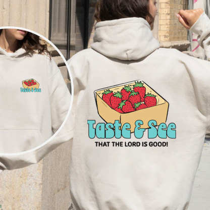 Taste And See Christian Washed T-Shirt