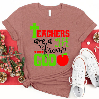 Teacher Are A Gift From God Chraistian T-Shirt