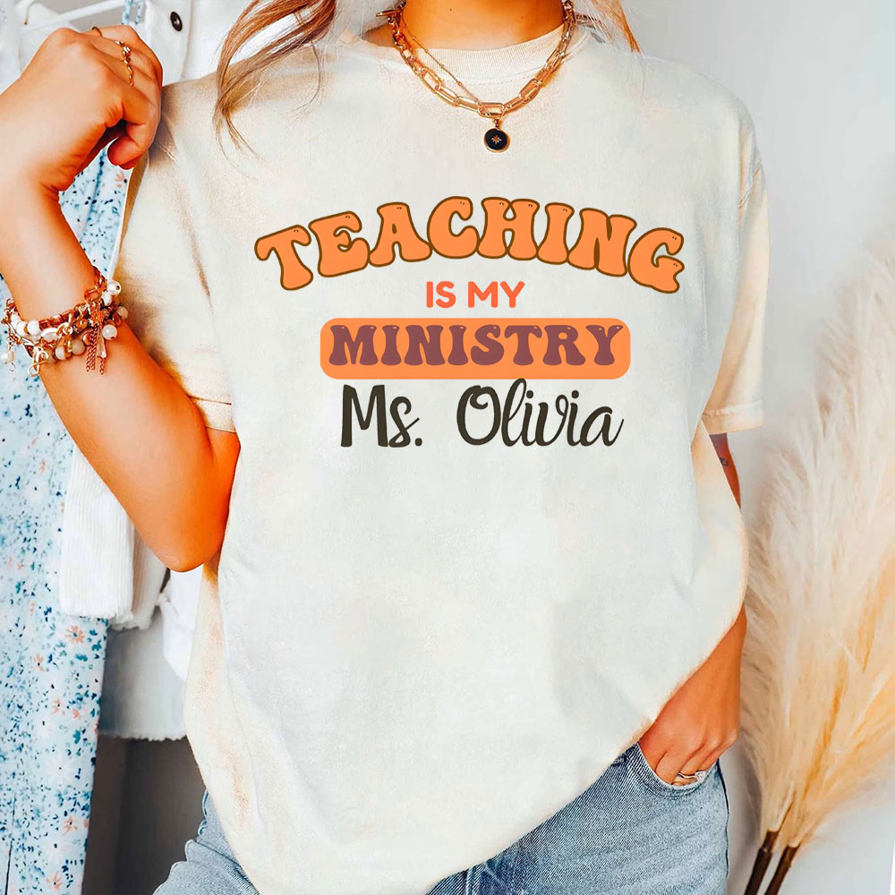 Teaching Is My Ministry Christian T-Shirt