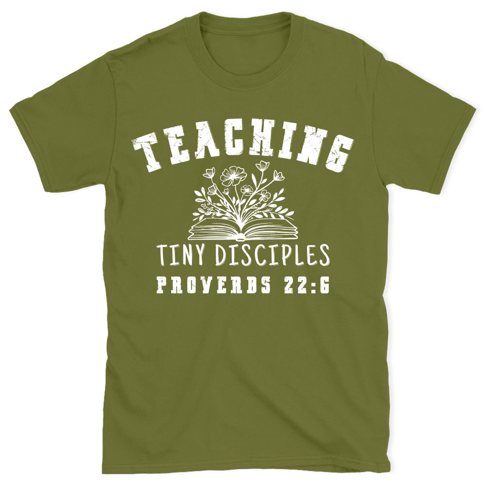 Teaching Tiny Disciples Christian Washed T-Shirt