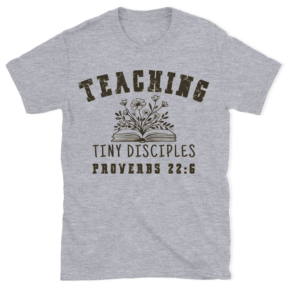 Teaching Tiny Disciples Christian Washed T-Shirt