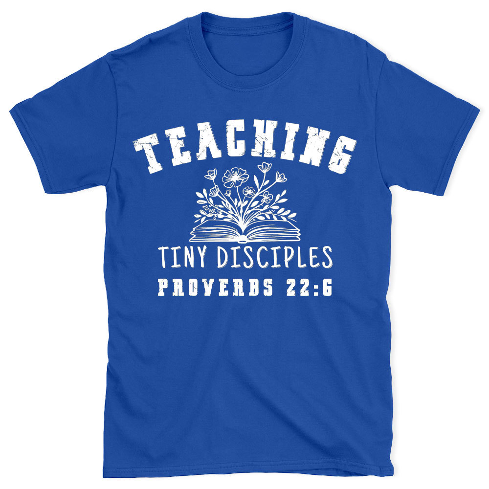 Teaching Tiny Disciples Christian Washed T-Shirt