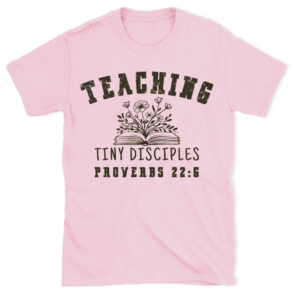 Teaching Tiny Disciples Christian Washed T-Shirt