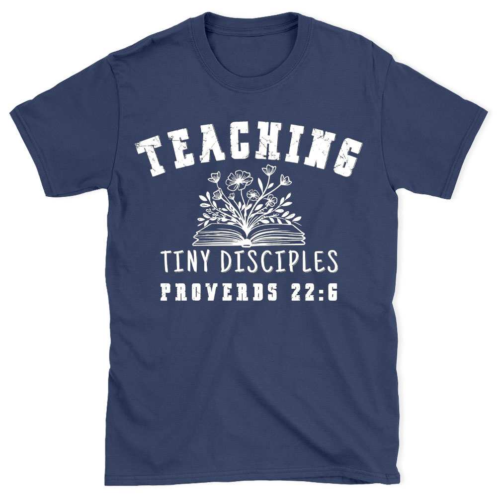 Teaching Tiny Disciples Christian Washed T-Shirt
