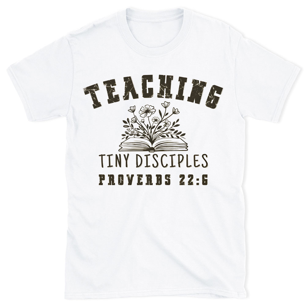 Teaching Tiny Disciples Christian Washed T-Shirt