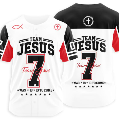 Team Jesus Christian Baseball Jersey
