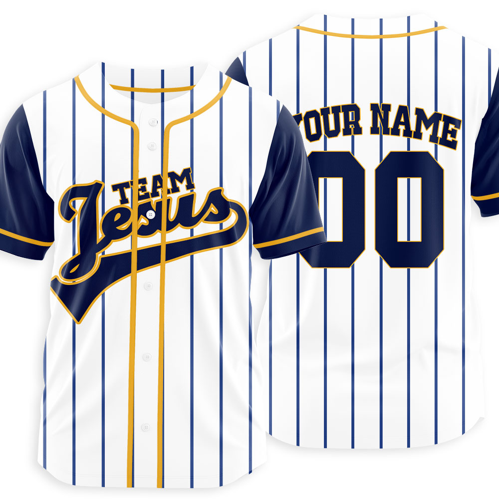 Team Jesus Christian Baseball Jersey