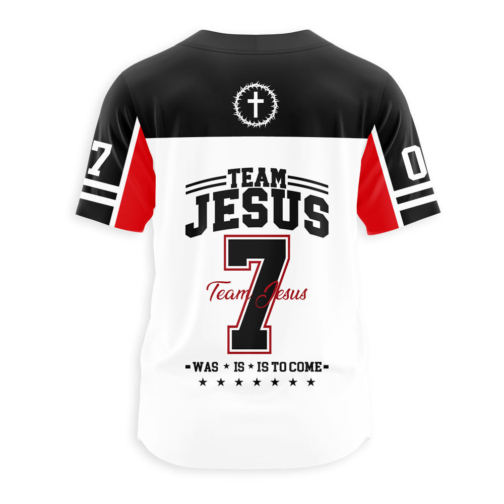 Team Jesus Christian Baseball Jersey