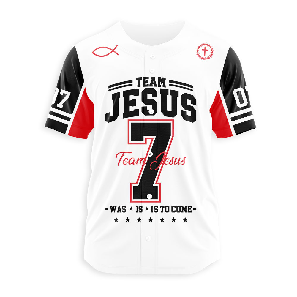 Team Jesus Christian Baseball Jersey