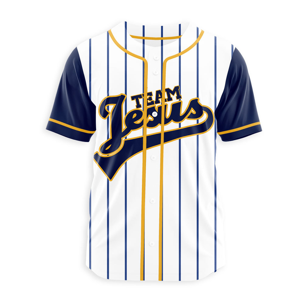 Team Jesus Christian Baseball Jersey