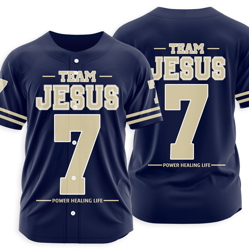 Team Jesus Christian Baseball Jersey