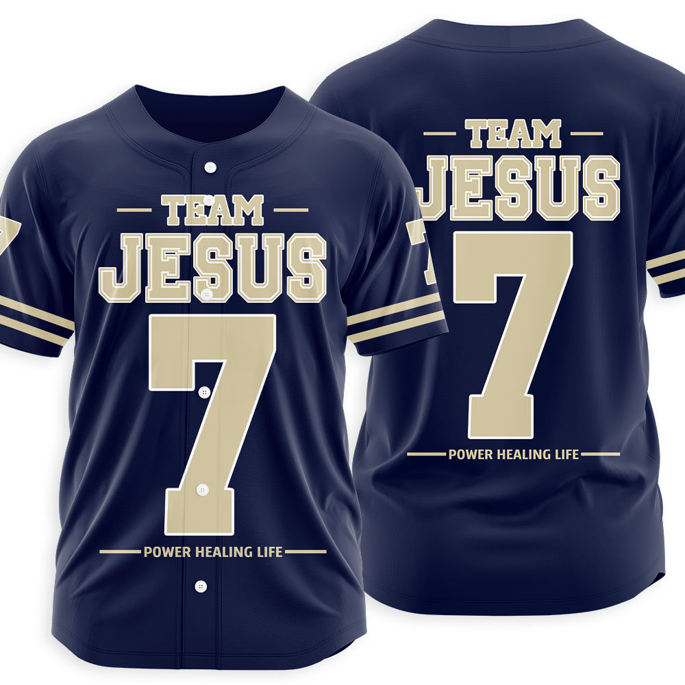 Team Jesus Christian Baseball Jersey