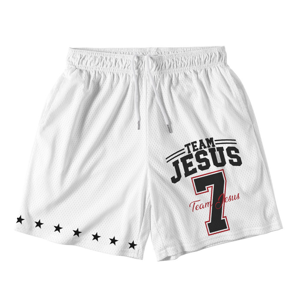 Team Jesus Christian Mesh Shorts