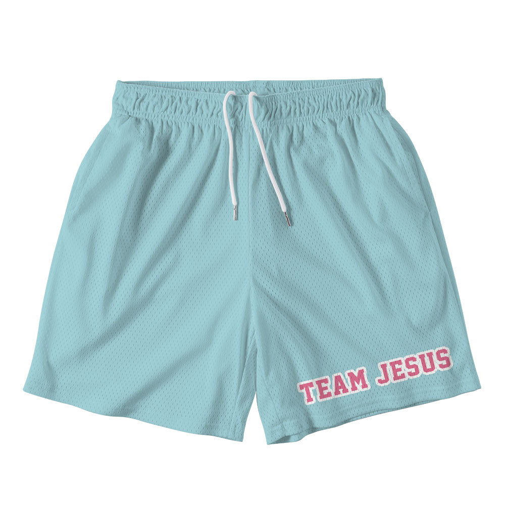 Team Jesus Christian Mesh Shorts