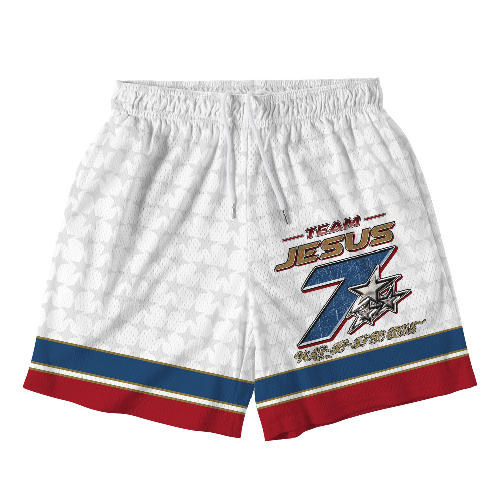Team Jesus Christian Mesh Shorts