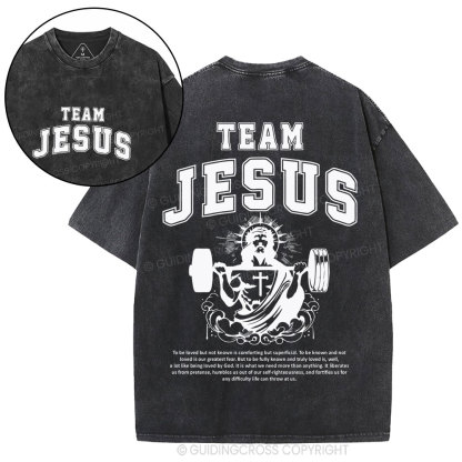 Team Jesus Christian Washed T-Shirt