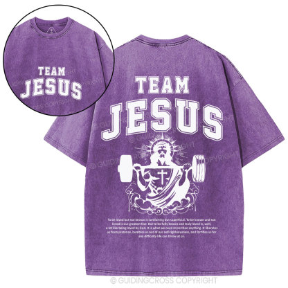 Team Jesus Christian Washed T-Shirt