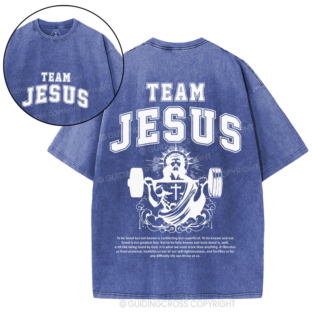 Team Jesus Christian Washed T-Shirt