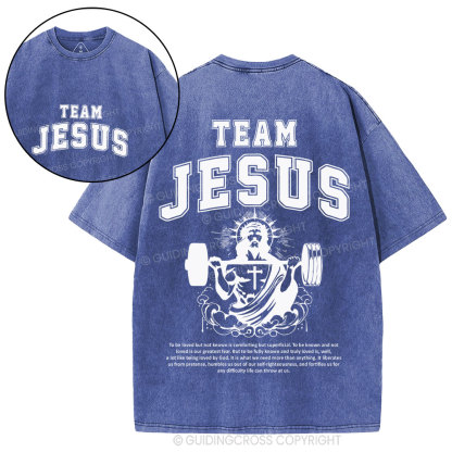 Team Jesus Christian Washed T-Shirt