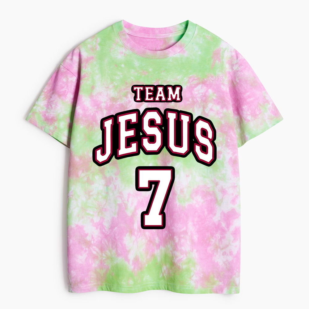 Team Jesus Heavy Cotton Tie Dye T-Shirt