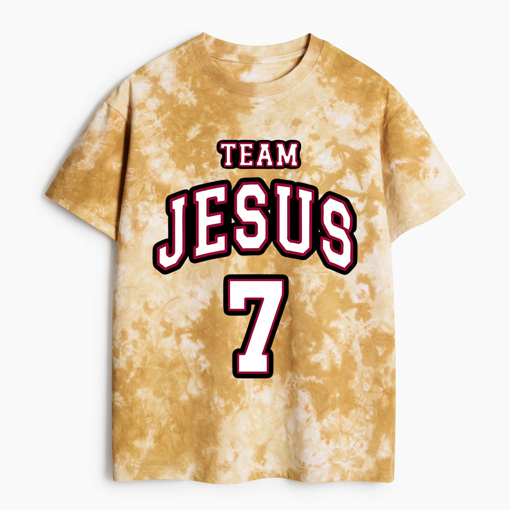 Team Jesus Heavy Cotton Tie Dye T-Shirt