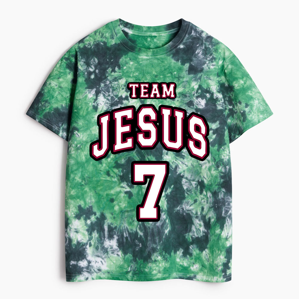 Team Jesus Heavy Cotton Tie Dye T-Shirt