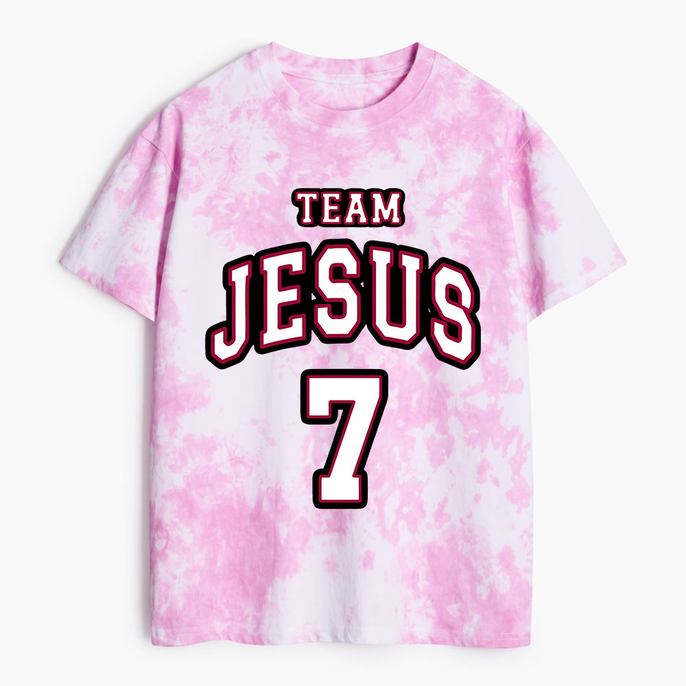 Team Jesus Heavy Cotton Tie Dye T-Shirt