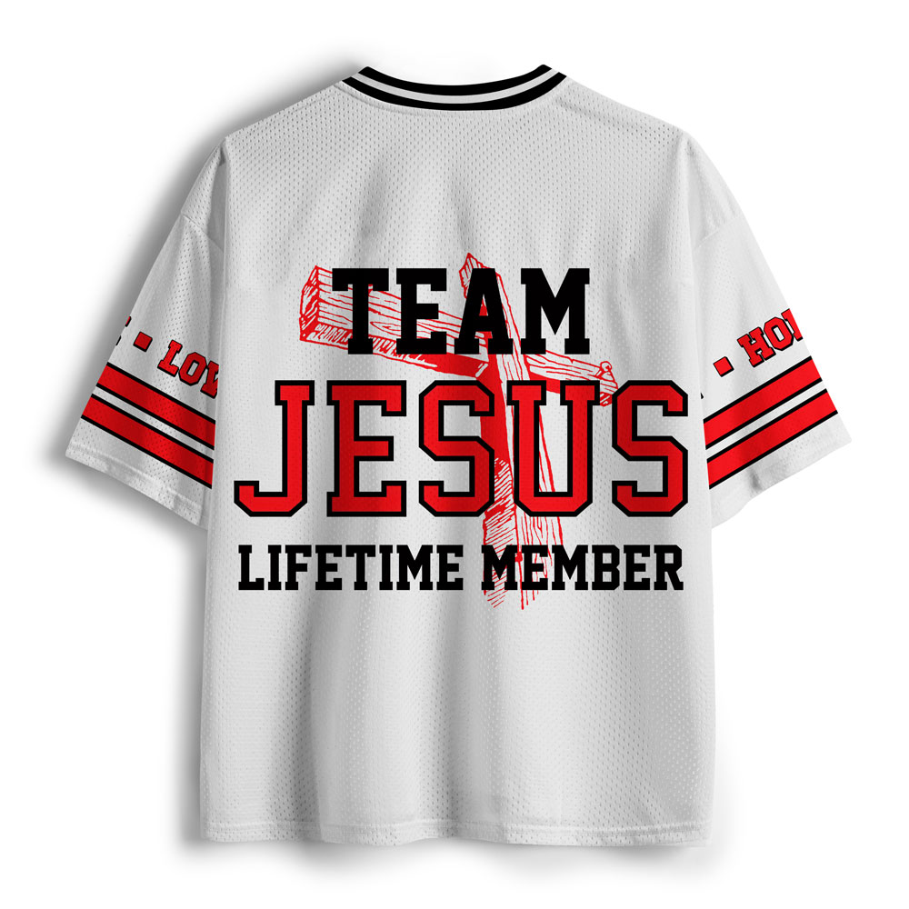 Team Jesus Lifetime Member Christian Mesh Jersey