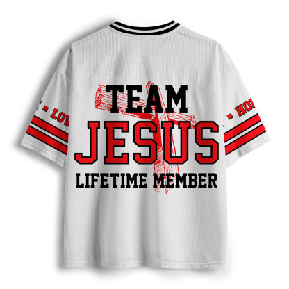 Team Jesus Lifetime Member Christian Mesh Jersey