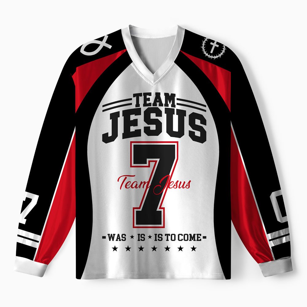 Team Jesus Christian Long Sleeve Jersey Sale - GuidingCross