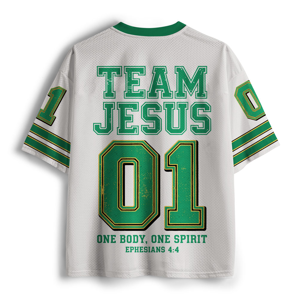 Team Jesus One Body One Spirit Christian Mesh Jersey