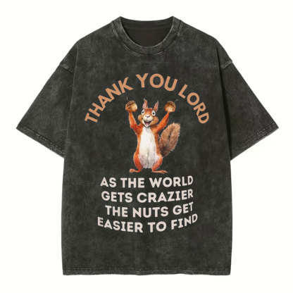 Thank You Lord Christian Washed T-Shirt