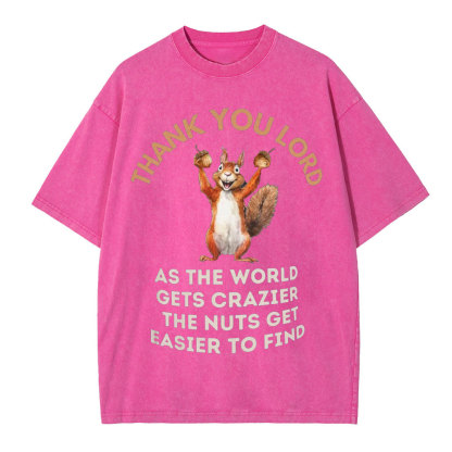 Thank You Lord Christian Washed T-Shirt