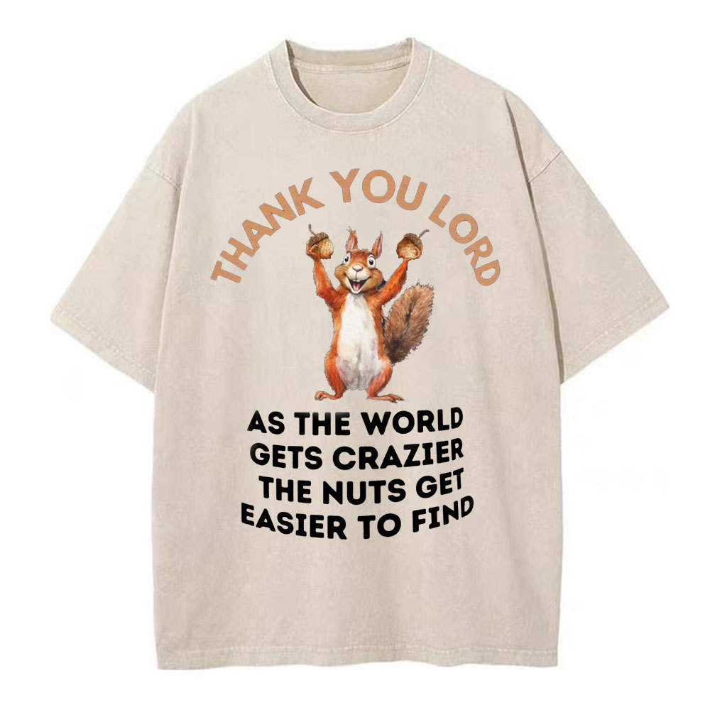 Thank You Lord Christian Washed T-Shirt