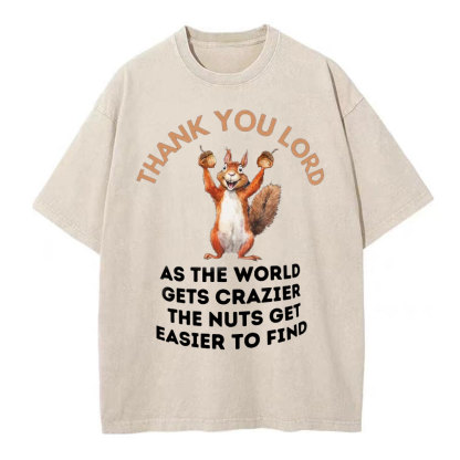 Thank You Lord Christian Washed T-Shirt