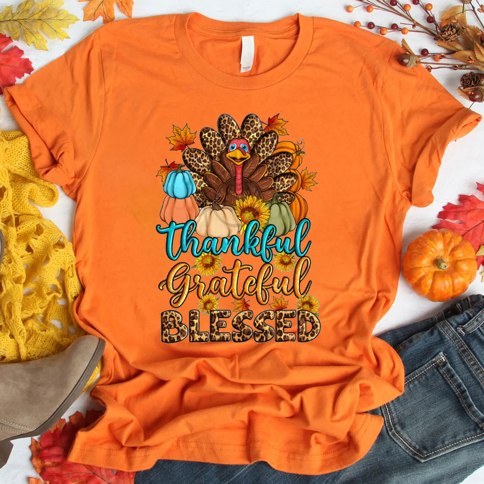 Thankful And Blessed Christian T-Shirt