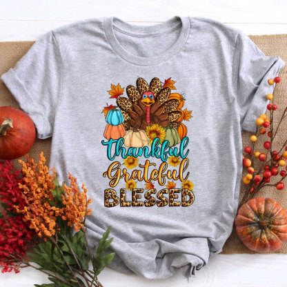 Thankful And Blessed Christian T-Shirt