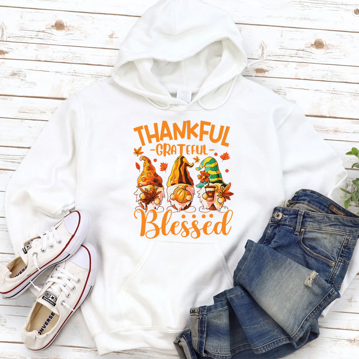 Thankful And Dwarf Christian Hoodie