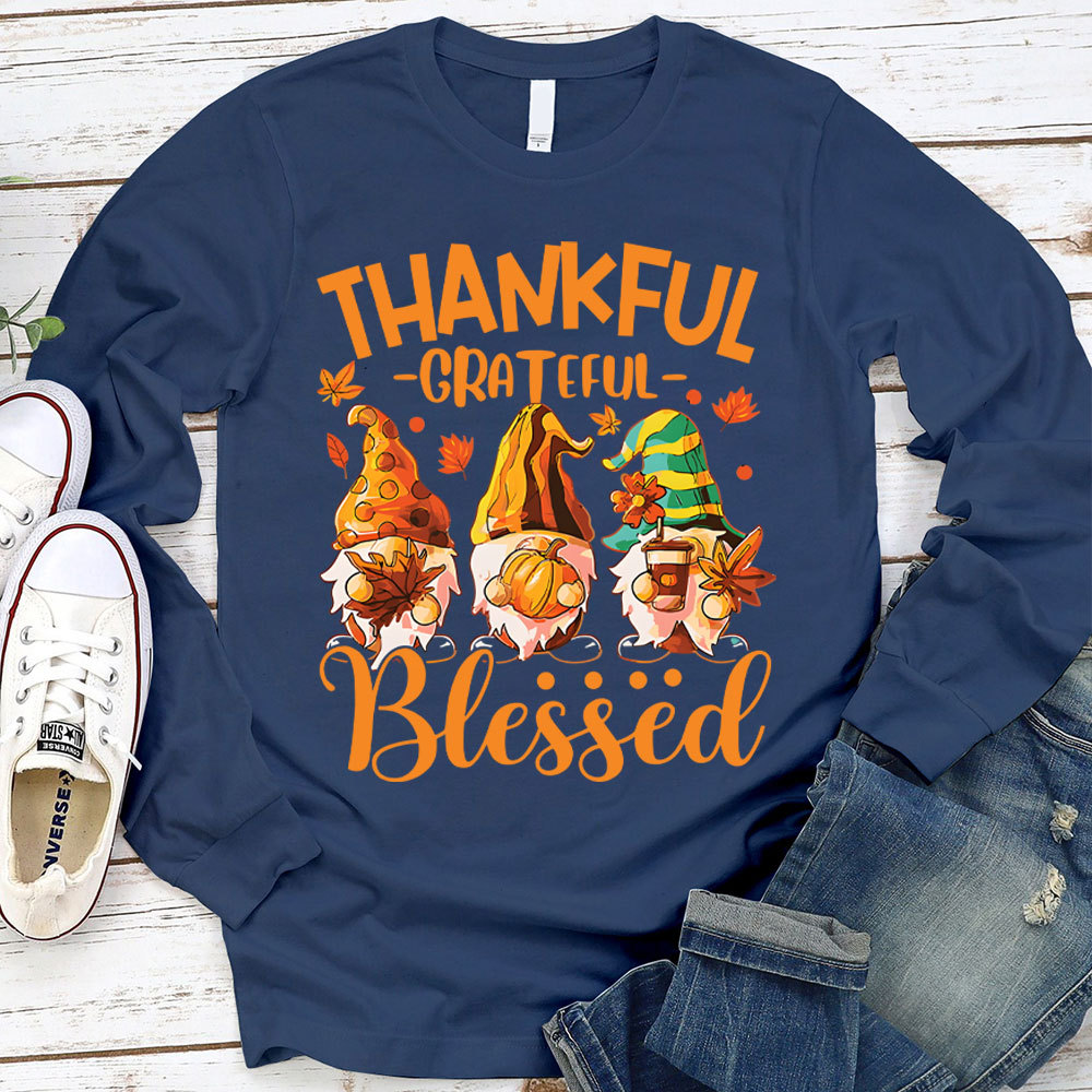 Thankful And Dwarf Christian Long Sleeve T-Shirt