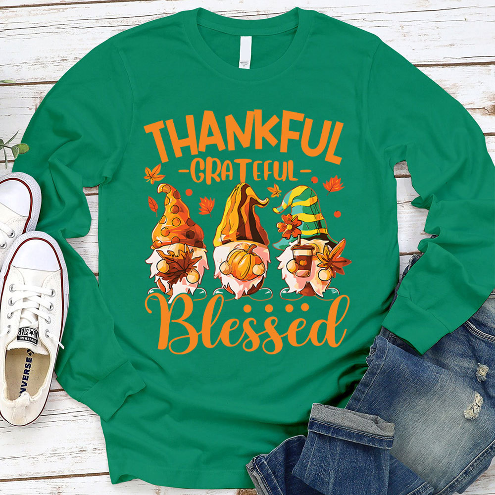 Thankful And Dwarf Christian Long Sleeve T-Shirt