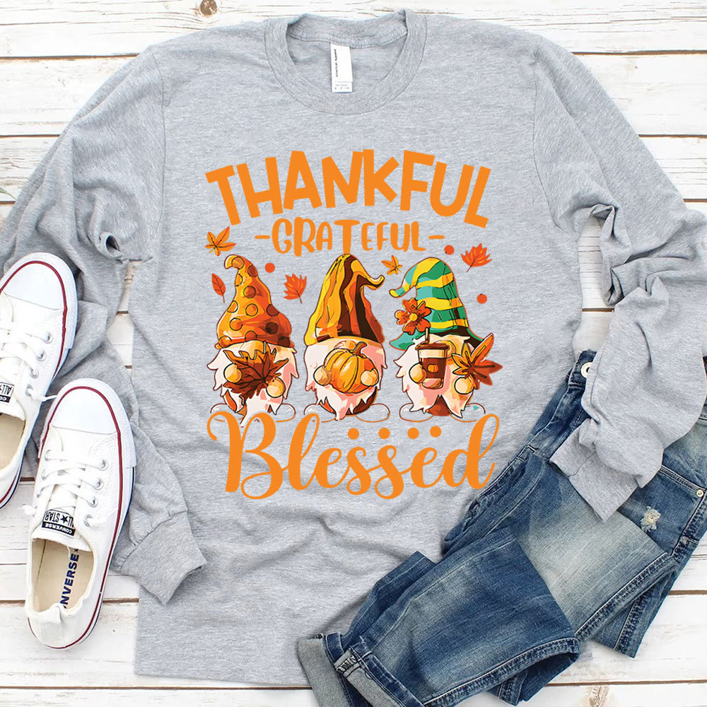 Thankful And Dwarf Christian Long Sleeve T-Shirt