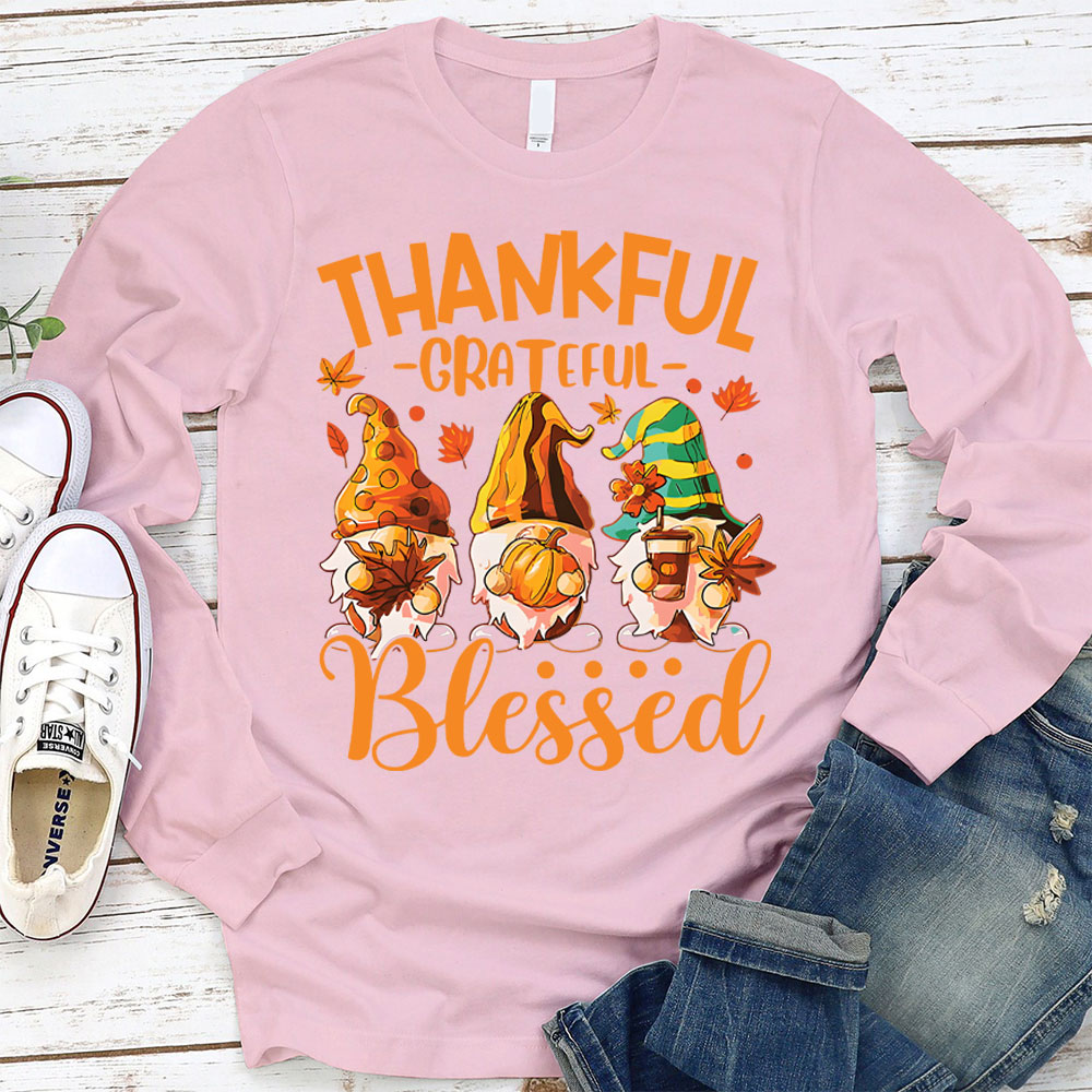 Thankful And Dwarf Christian Long Sleeve T-Shirt