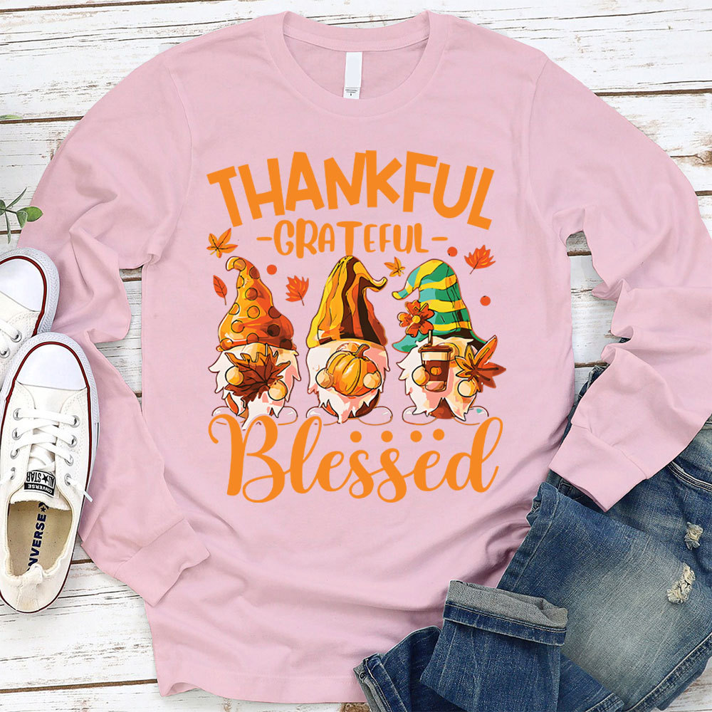 Thankful And Dwarf Christian Long Sleeve T-Shirt