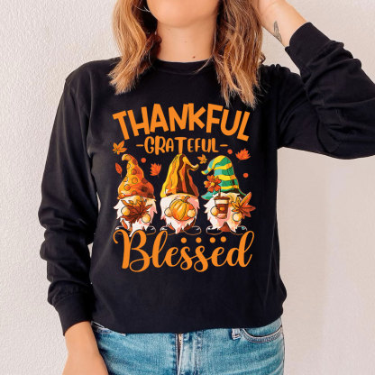Thankful And Dwarf Christian Long Sleeve T-Shirt