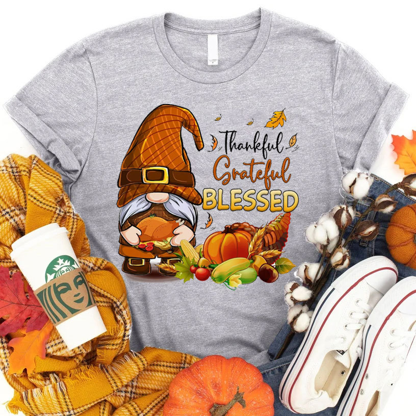 Thankful And Grateful Christian T-Shirt