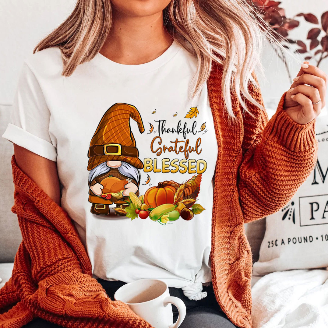 Thankful And Grateful Christian T-Shirt